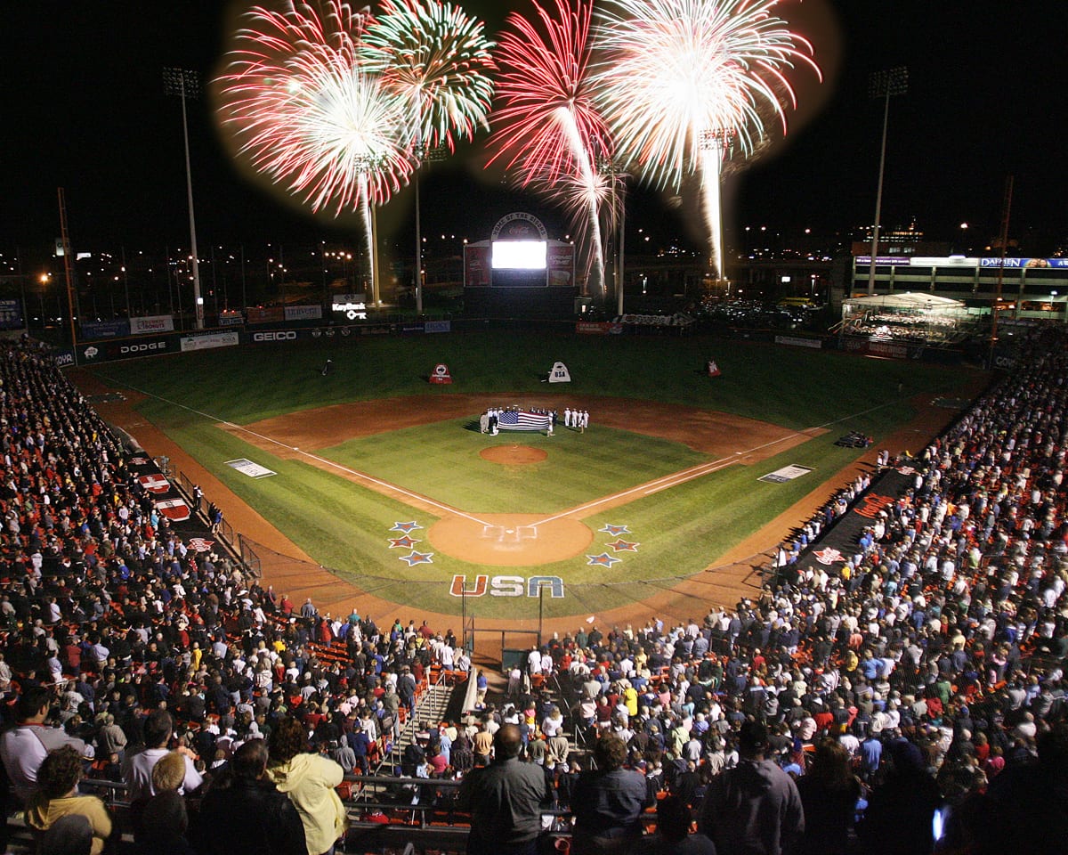 Fireworks at Coca Cola Field
