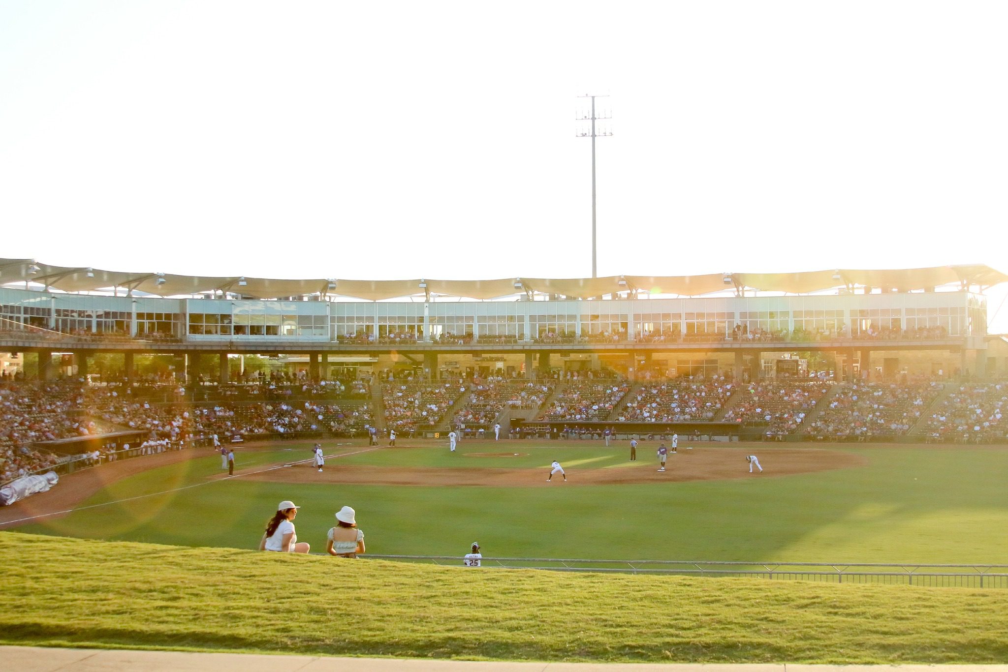 Arvest Ballpark views from the lawn seating section