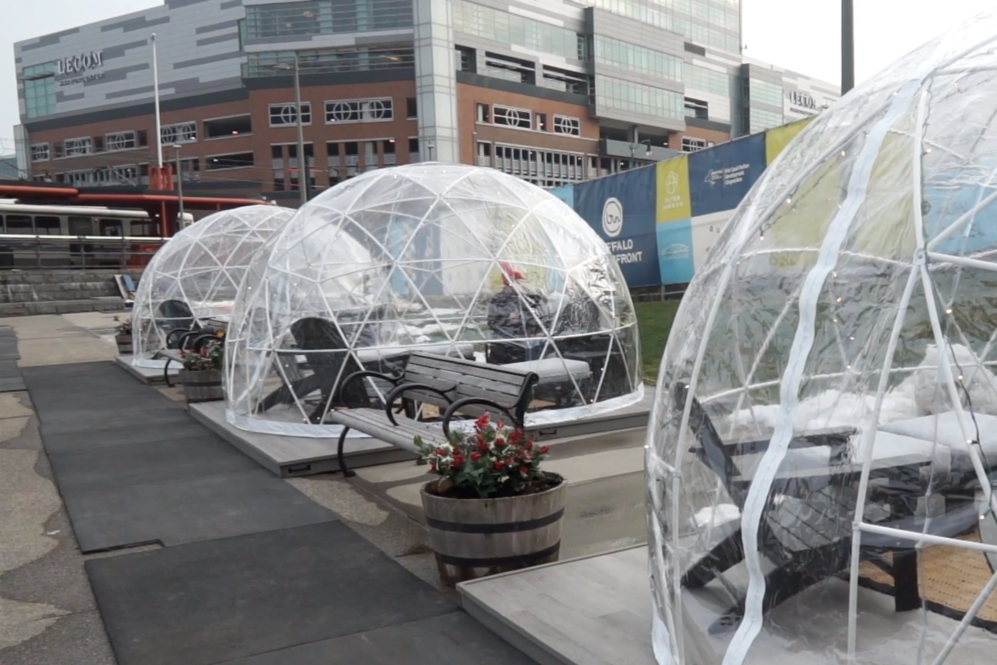 New this Year: Igloos at Canalside