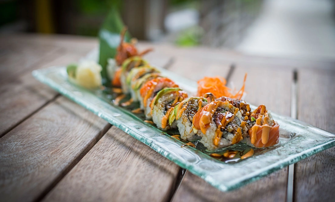 Sushi plate from Kaiyo Grill & Sushi