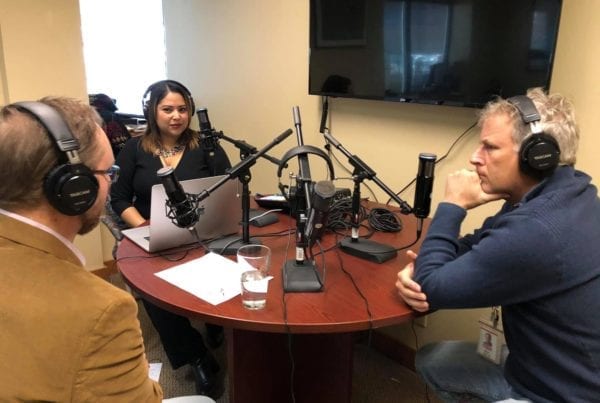 ROAR Logistics podcast crew on set
