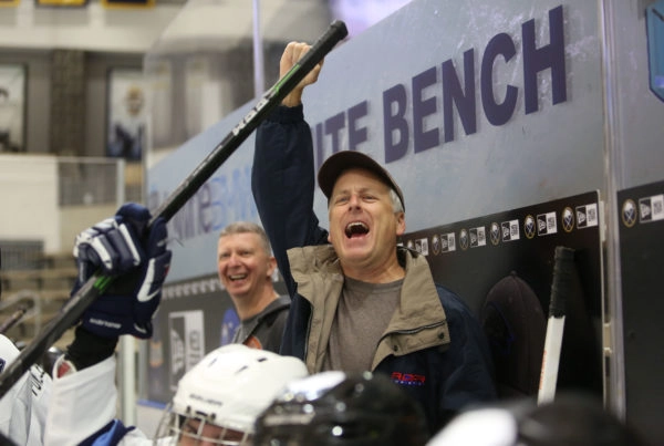 ROAR associate at the 11-Day Power Play hockey tournament